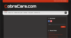 Desktop Screenshot of cobracars.com